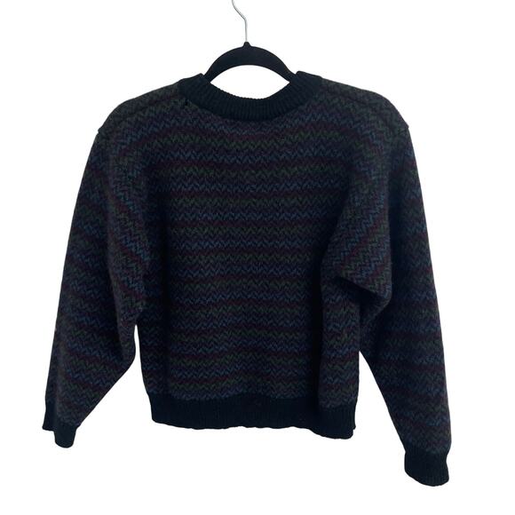 Vintage Woolrich Fox Hunt Hound Dog Equestrian Sweater Womens Medium AS IS - Picture 5 of 7